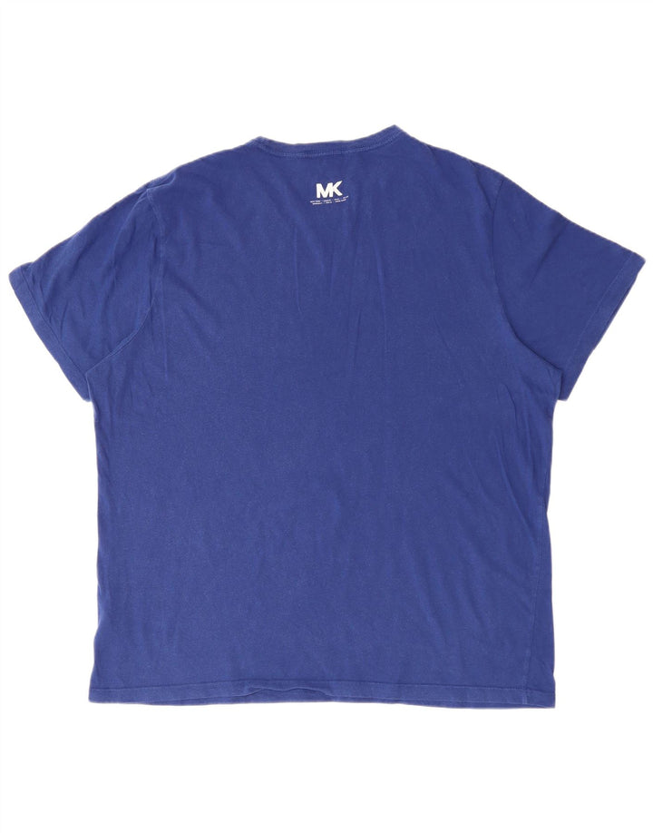 Tricou grafic pentru bărbați MICHAEL KORS Top XL Bumbac albastru