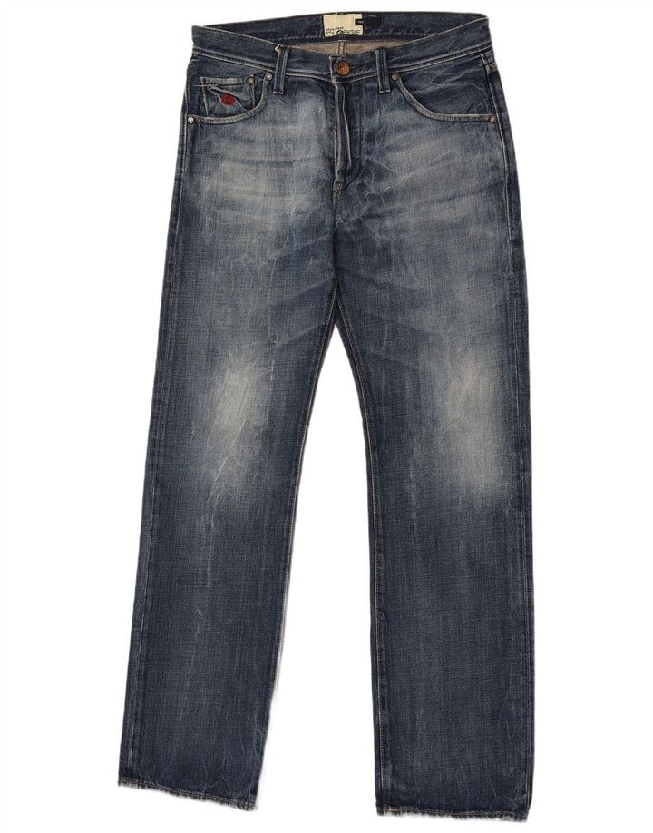 Jeans drept bărbați Energe L33 L34 Bumbac albastru