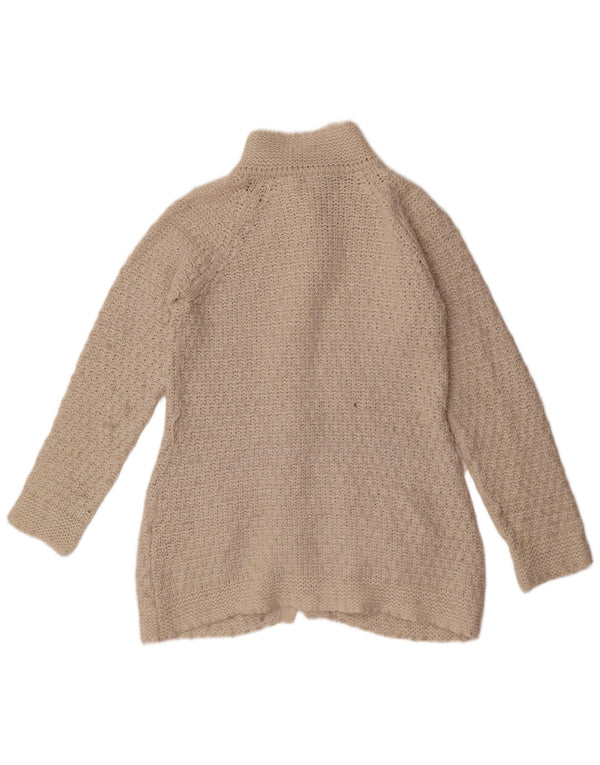 Pulover cardigan pentru femei Zara UK 14, mare, alb, acrilic
