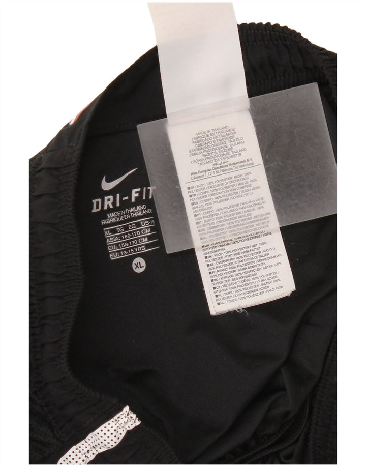 Pantaloni scurți sport Nike băieți KNVB 13-14 ani XL poliester negru