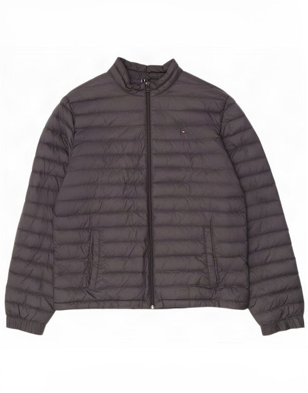Jachetă căptușită pentru bărbați Tommy Hilfiger UK 44 2XL nailon gri