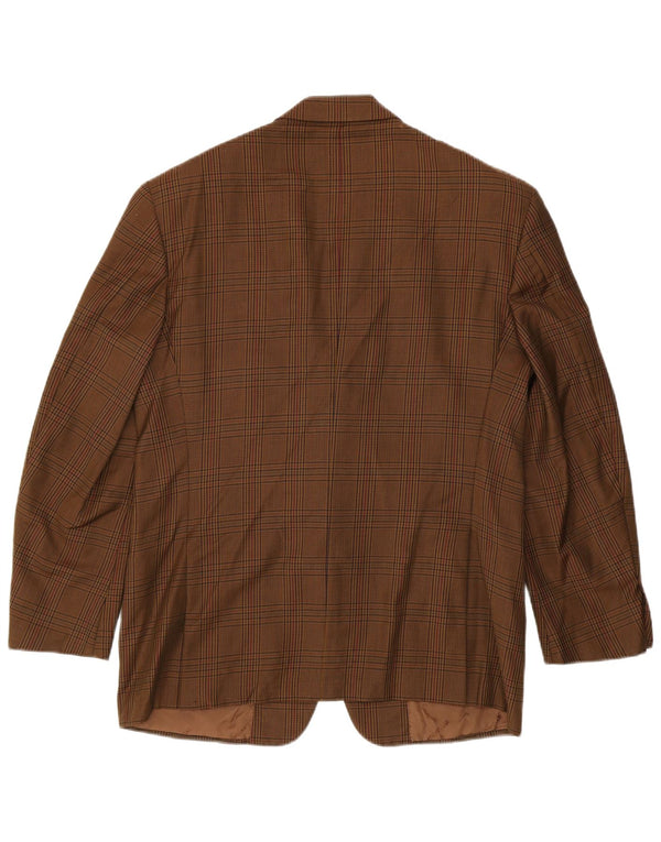 Jachetă pentru bărbați Trussardi, cu 2 nasturi, IT 52 XL, maro, picior de gală