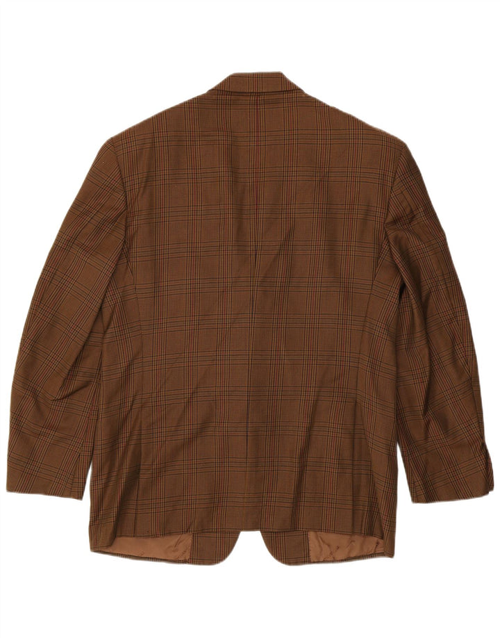Jachetă pentru bărbați Trussardi, cu 2 nasturi, IT 52 XL, maro, picior de gală