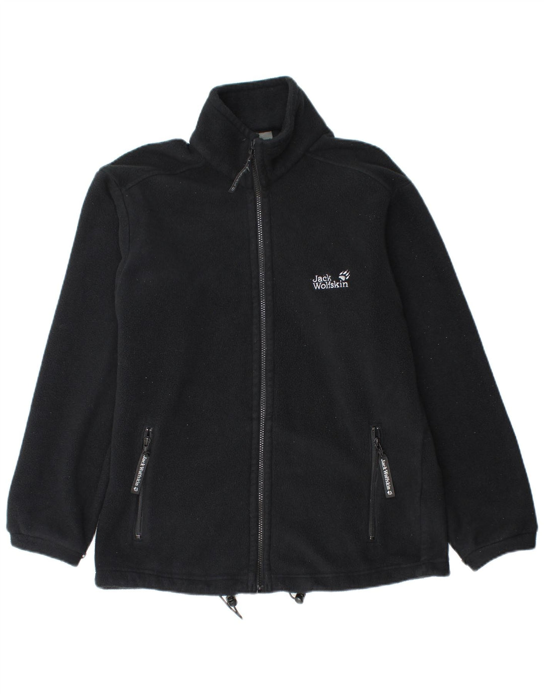 JACK WOLFSKIN Jachetă pentru exterior pentru bărbați din fleece UK 36/38 Poliester negru mic