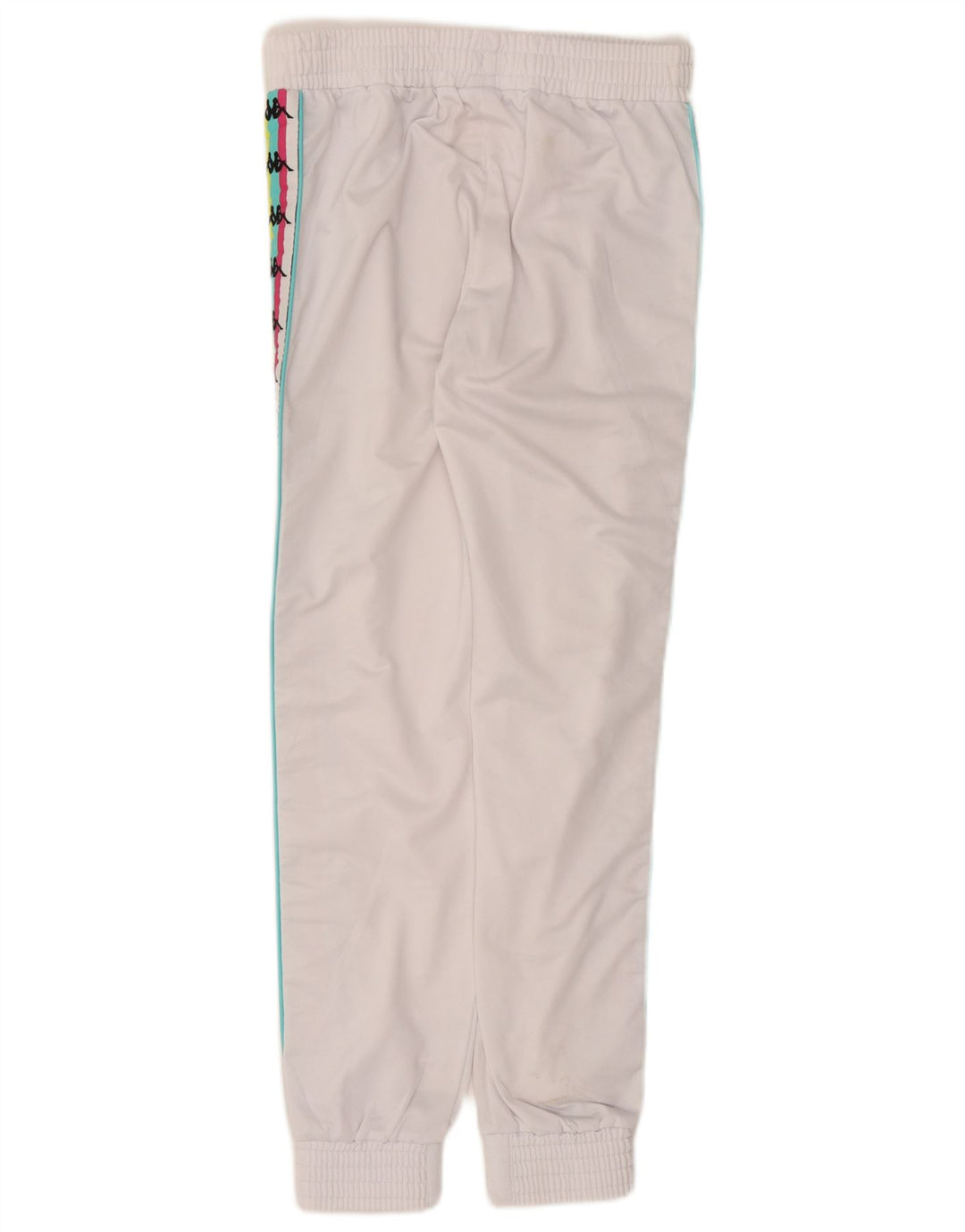 Pantaloni de trening cu grafică pentru bărbați Kappa Pantaloni de jogging Mic alb