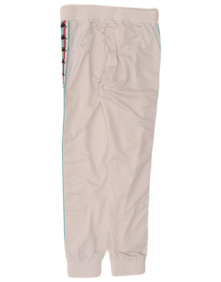 Pantaloni de trening cu grafică pentru bărbați Kappa Pantaloni de jogging Mic alb