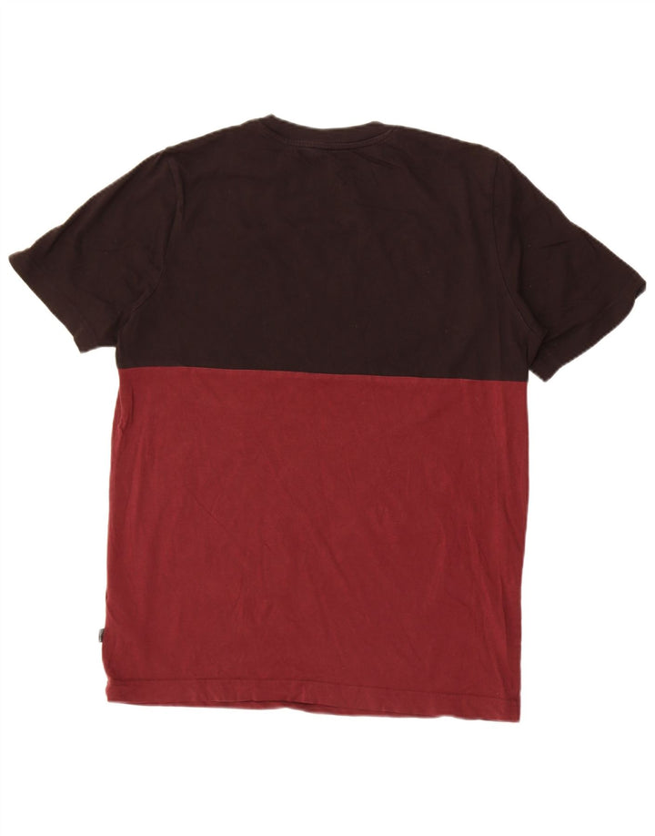 Tricou grafic Puma pentru bărbați Top mediu negru din bumbac color bloc