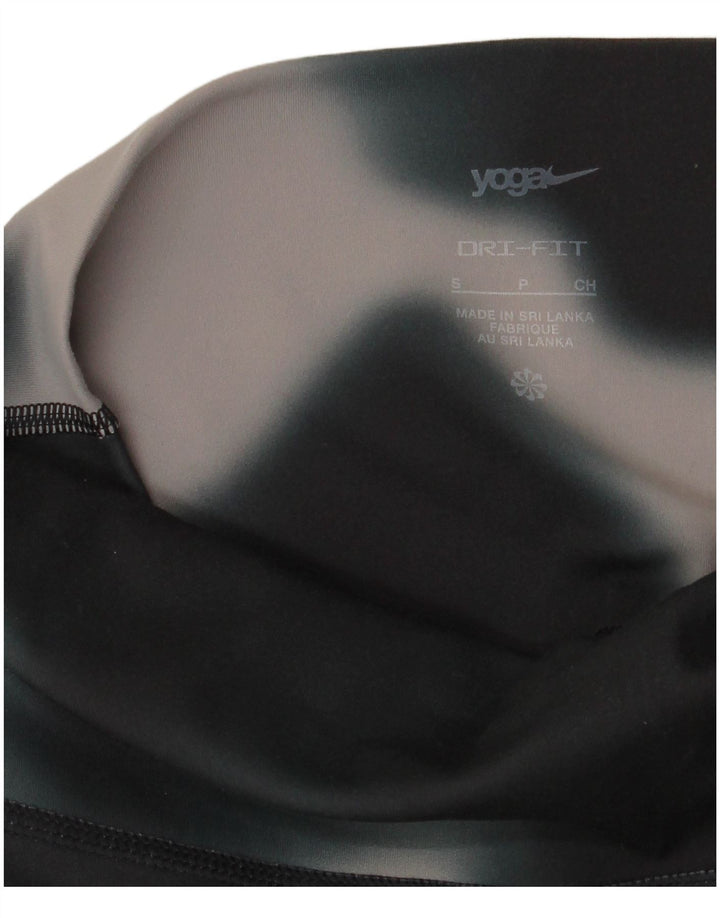 Leggings Nike Dri Fit pentru femei UK 10 mici, negru Tie Dye