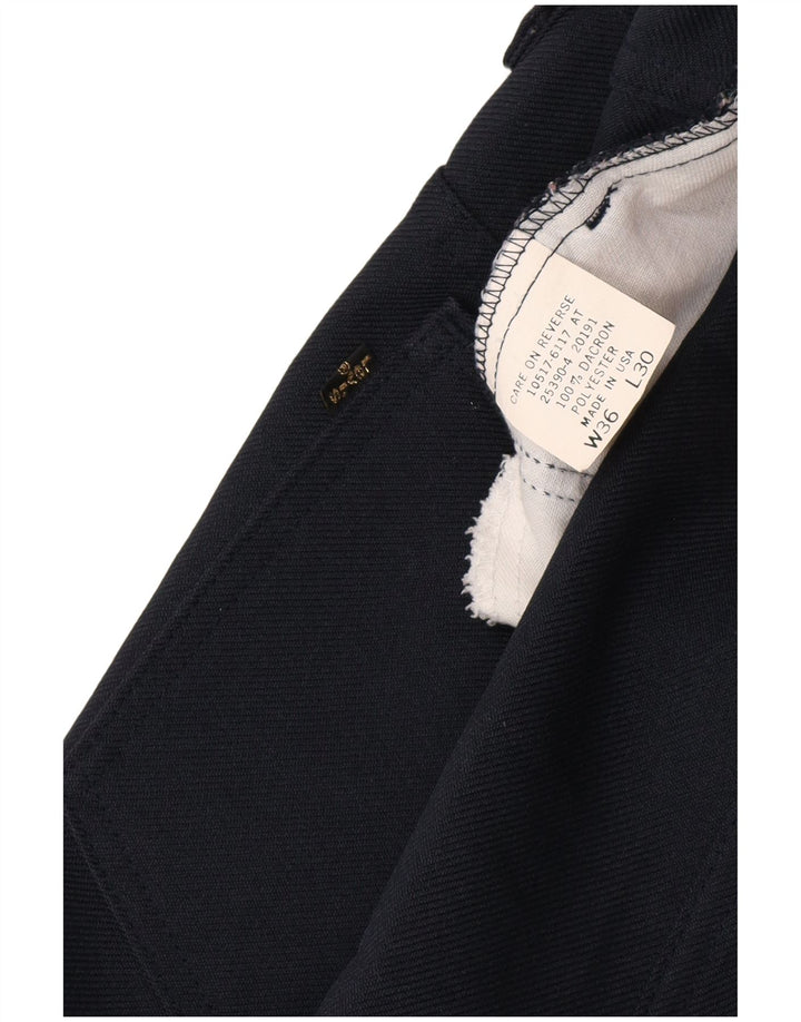 Pantaloni casual drepti pentru bărbați LEVI'S L36 L30 Poliester bleumarin