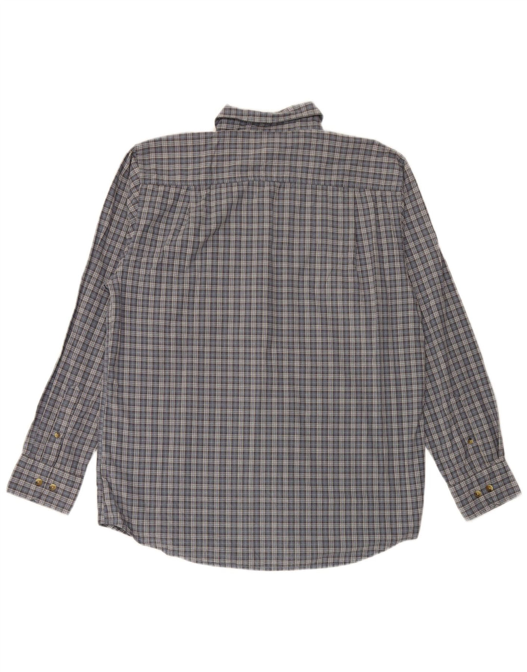 Cămașă pentru bărbați DOCKERS, bumbac cu carouri albastru mediu