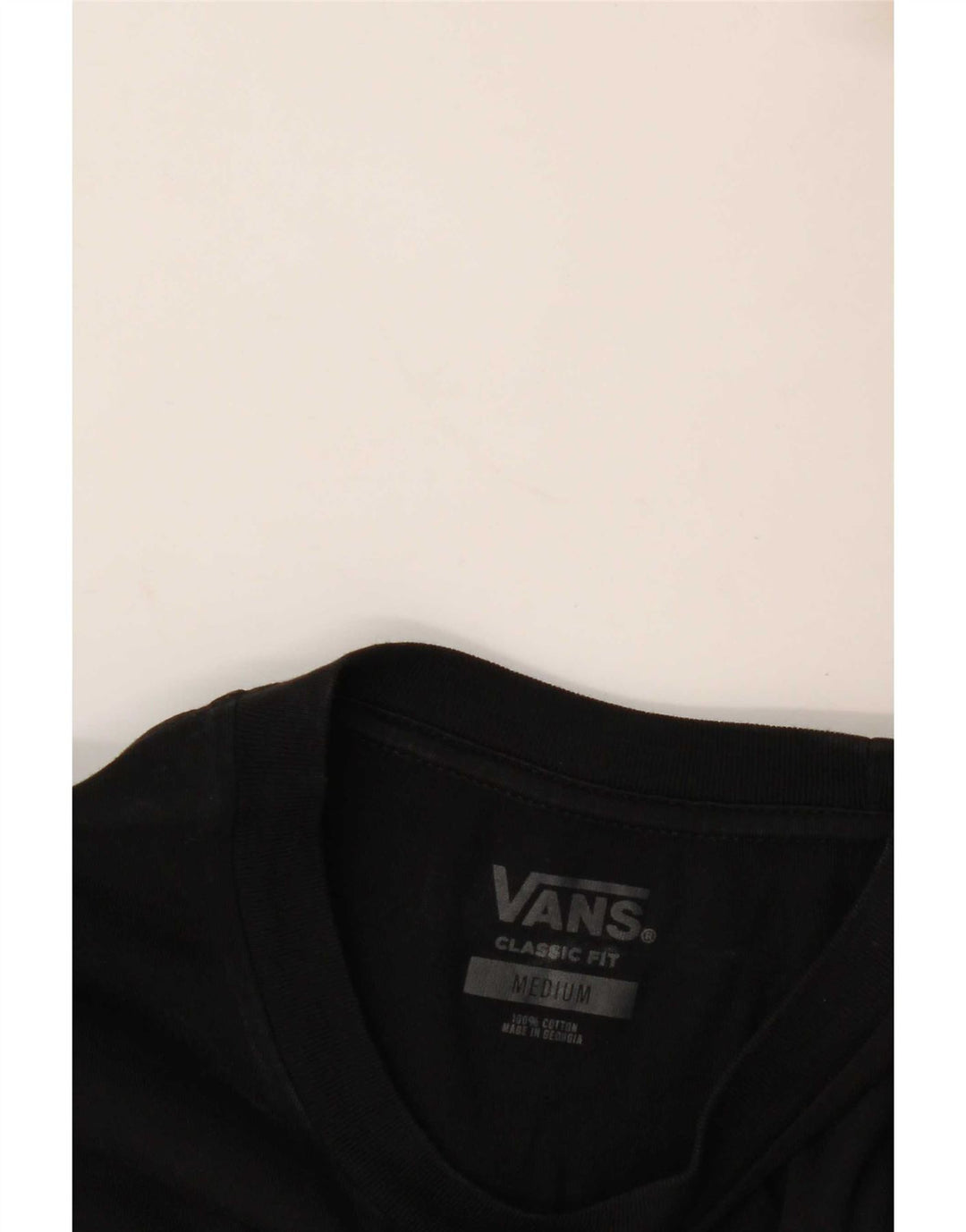Tricou Vans Classic Fit Top Bumbac Negru Mediu
