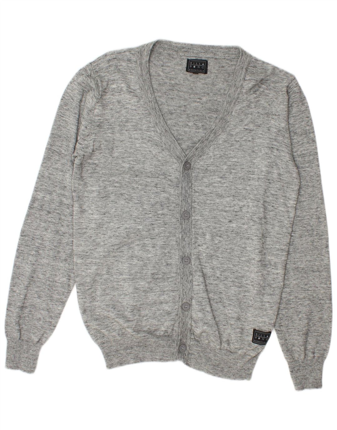 Pulover cardigan pentru bărbați Billabong, bumbac cu pete gri mediu