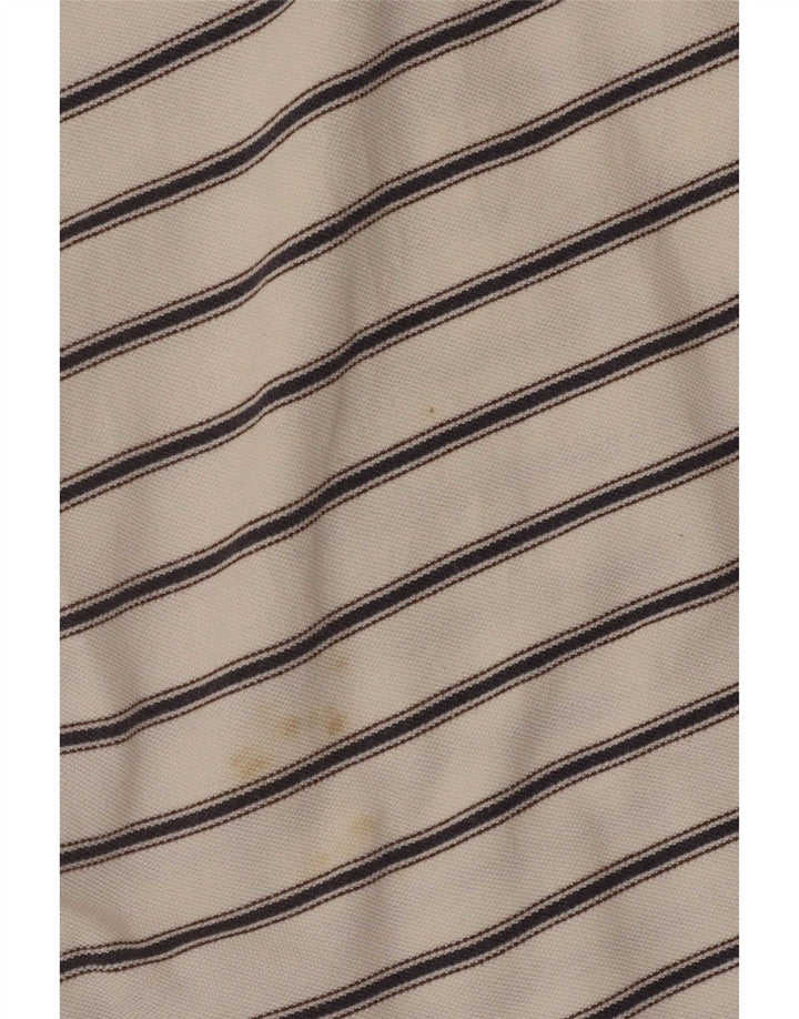 Tricou polo Invicta pentru bărbați IT 48 Bumbac cu dungi albe medii