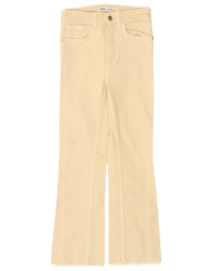 Blugi Bootcut pentru Damă Zara EU 34 2XS L24 L24 Bej