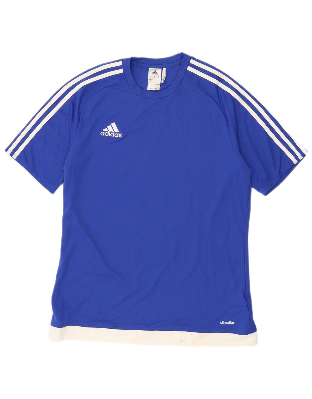 Tricou ADIDAS Climalite pentru bărbați Top Medium Blue Colorblock Poliester
