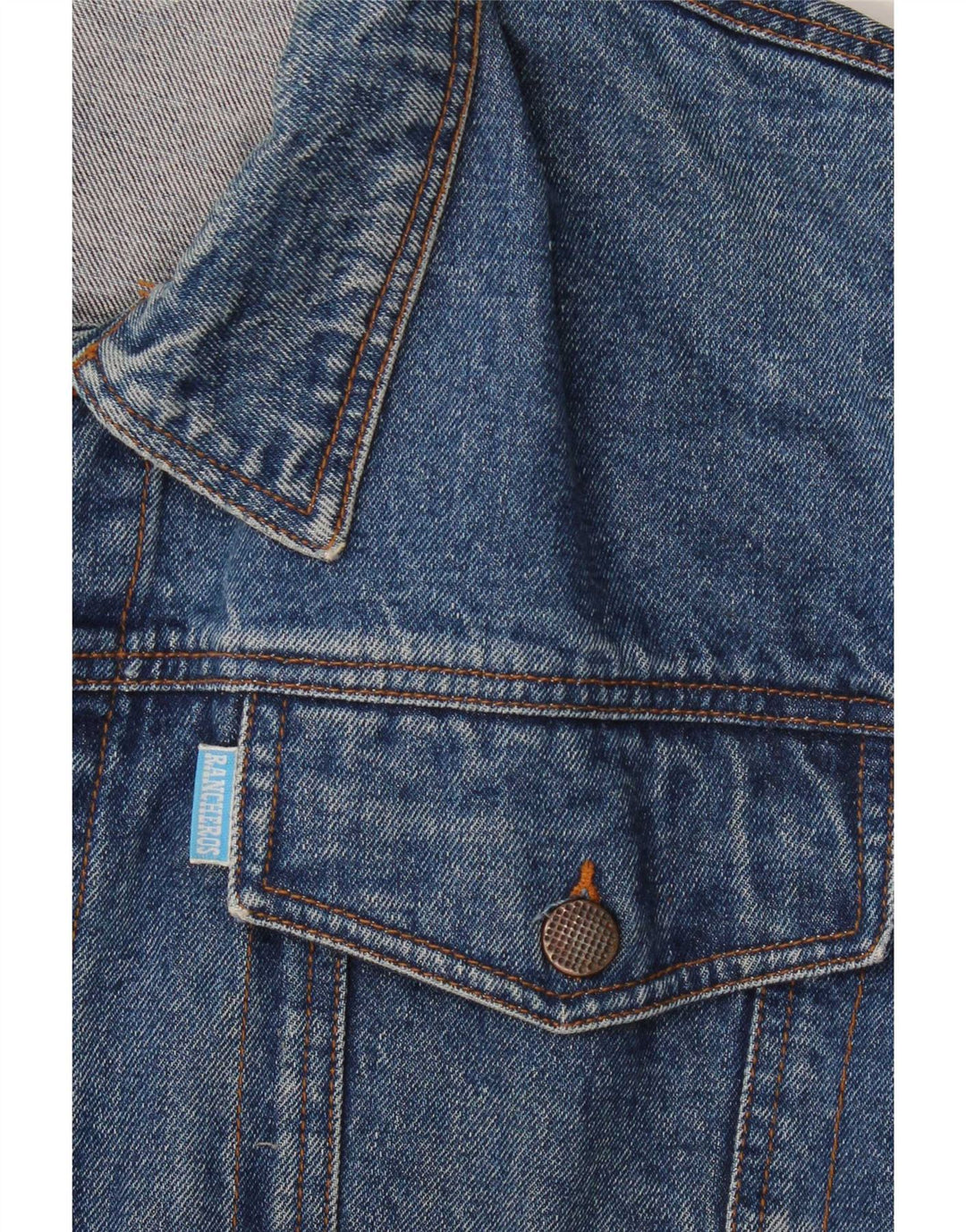 Jachetă de blugi pentru bărbați Rancheros UK 40 Large Blue