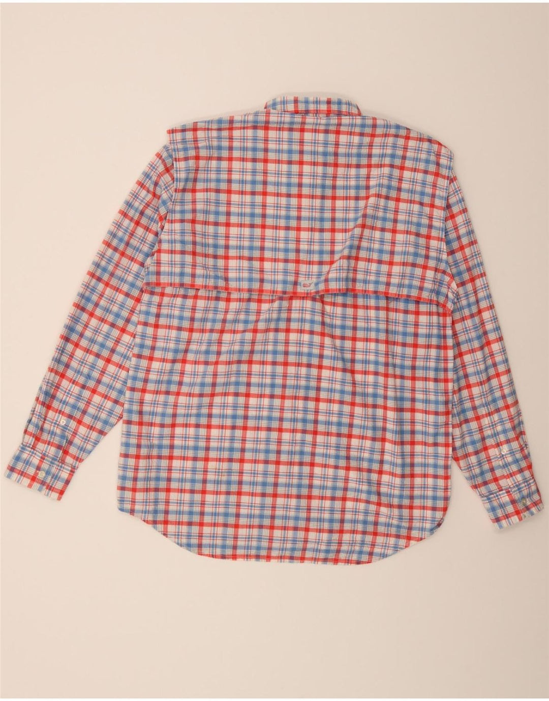 VINEYARD VINES Mens Shirt Medium Red Check Nylon Vintage Vineyard Vines and Second-Hand Vineyard Vines from Messina Hembry 