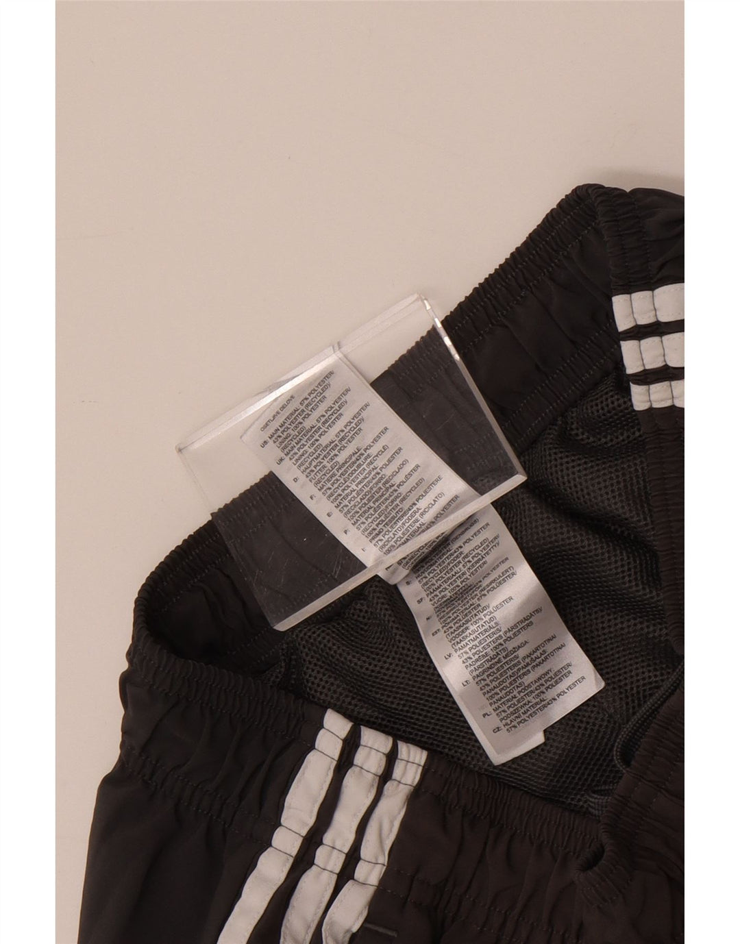 Pantaloni scurți sport Adidas pentru bărbați, poliester mici, gri