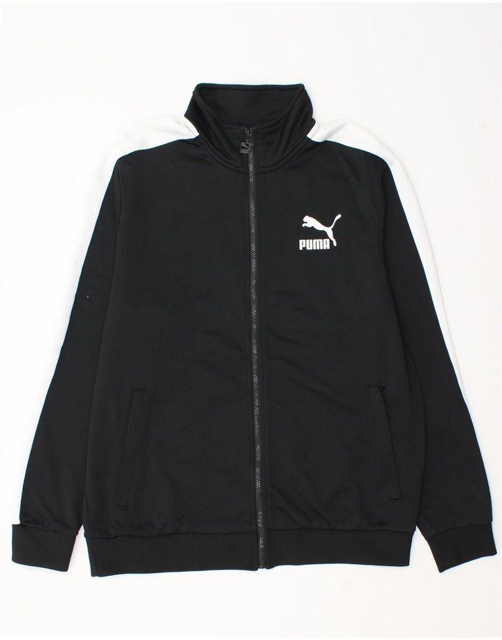 Jachetă de trening pentru bărbați Puma, mare, negru, poliester color bloc