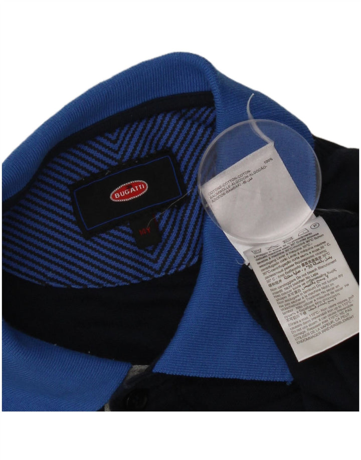 Tricou Polo Bugatti Băieți 13-14 Ani Bumbac Bleumarin
