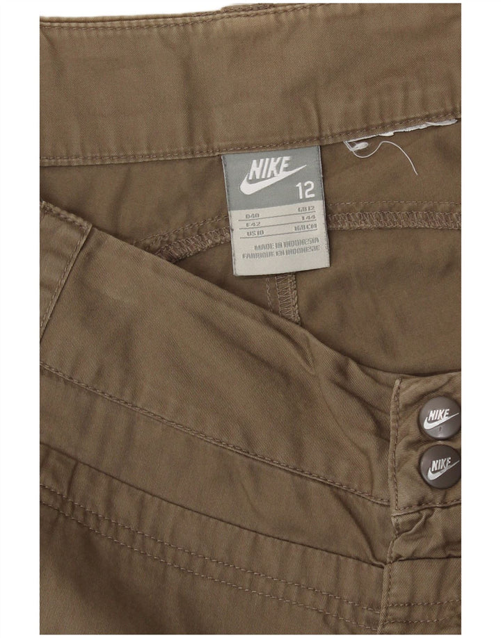 Bermude pentru femei Nike UK 12 Medium W30 L12 Kaki