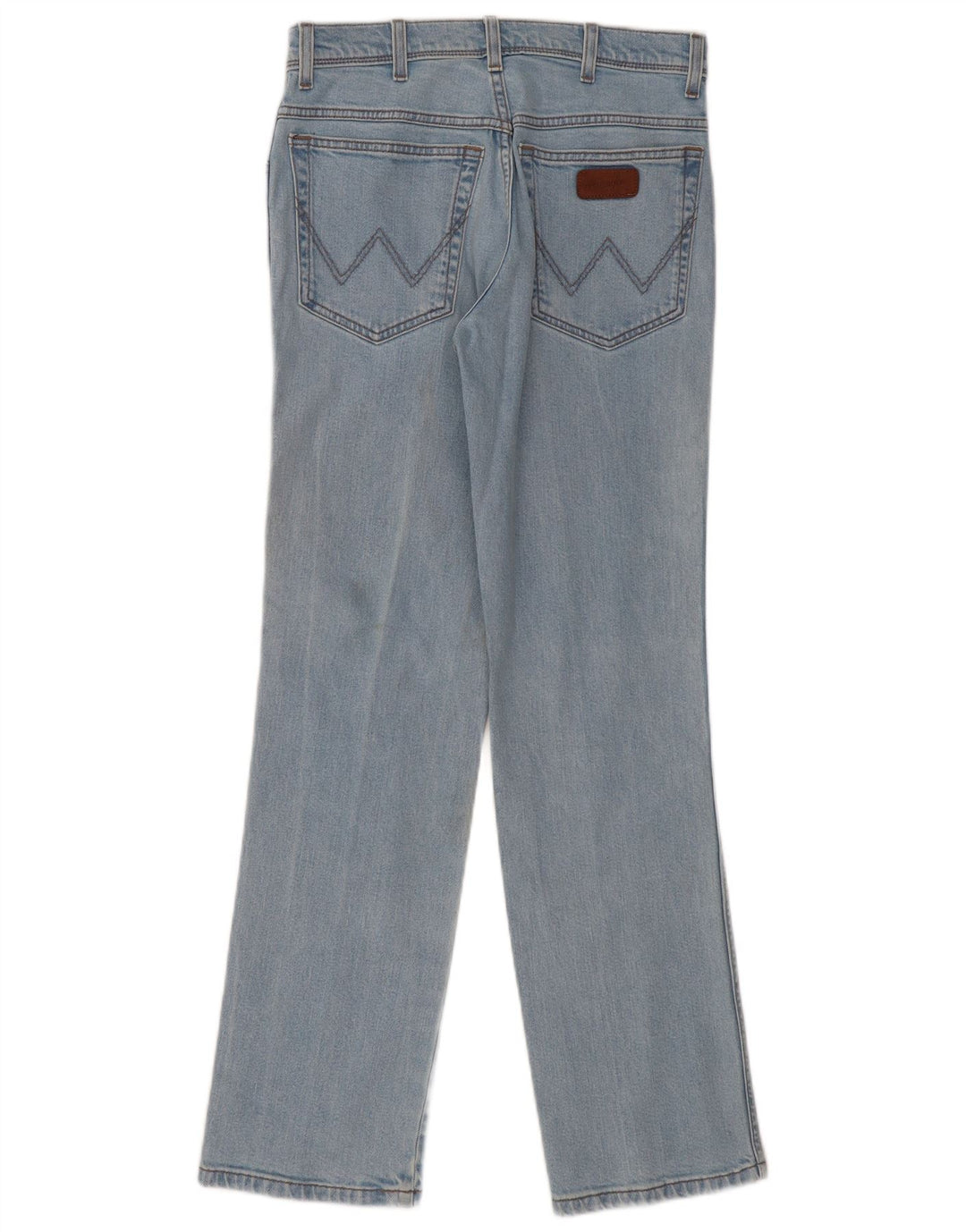 Blugi drepti Wrangler pentru femei, cu ajustare normală, W30 L32, bumbac albastru