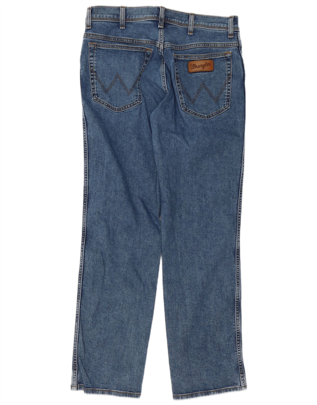 Blugi drepte pentru bărbați Wrangler Texas W34 L32 Bumbac albastru