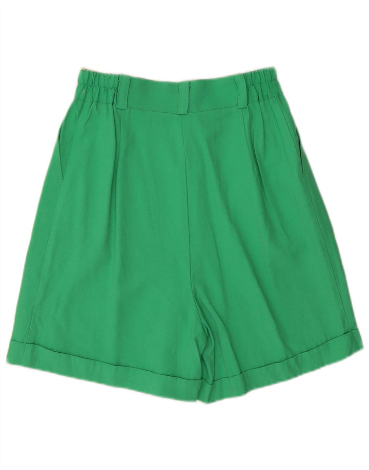 Pantaloni scurti chino vintage pentru femei W26 Small Green Viscose