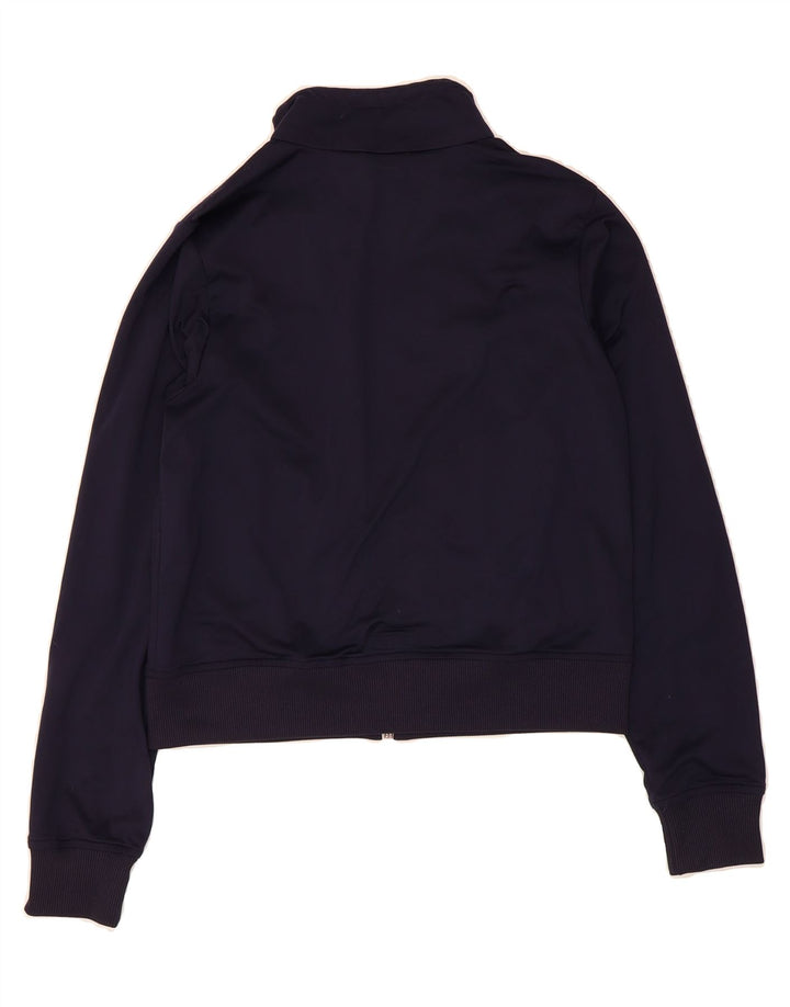 PUMA Womens Tracksuit Top Jacket UK 12 Medium Navy Blue Polyester Vintage Puma and Second-Hand Puma from Messina Hembry 