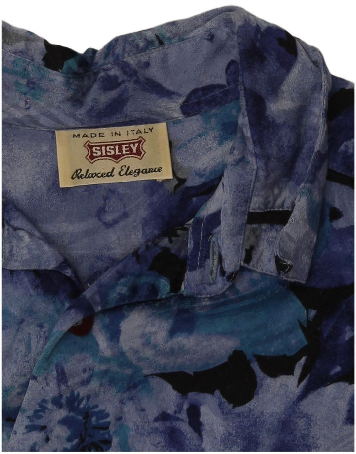 Cămașă pentru bărbați Sisley Albastru mediu Floral