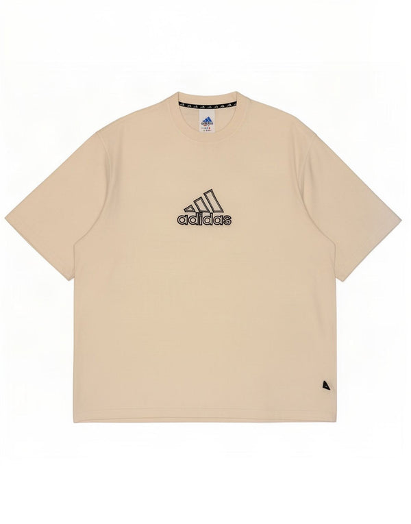 Tricou grafic Adidas pentru bărbați Top UK 48/50 XL Bumbac alb