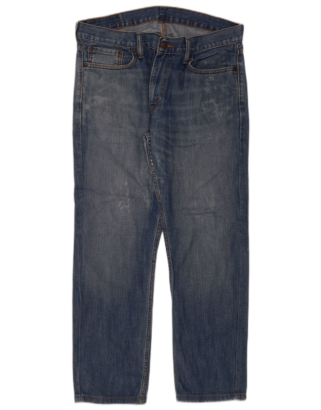 Blugi drepti pentru bărbați Levi's 514 W34 L28 Bumbac albastru