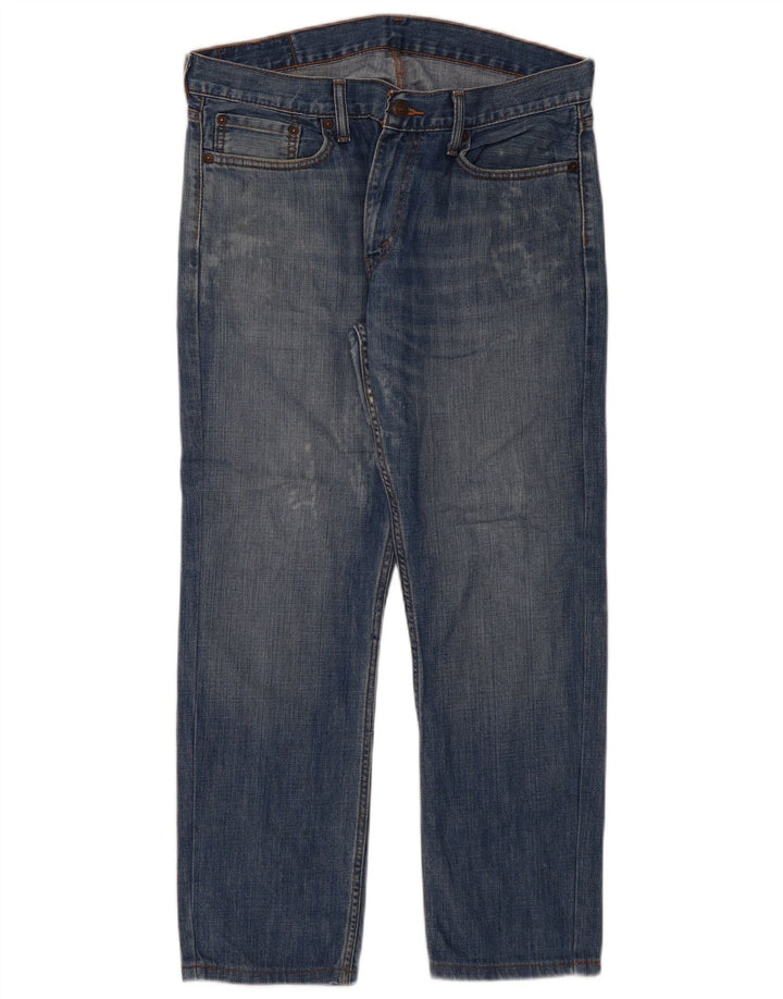 Blugi drepti pentru bărbați Levi's 514 W34 L28 Bumbac albastru