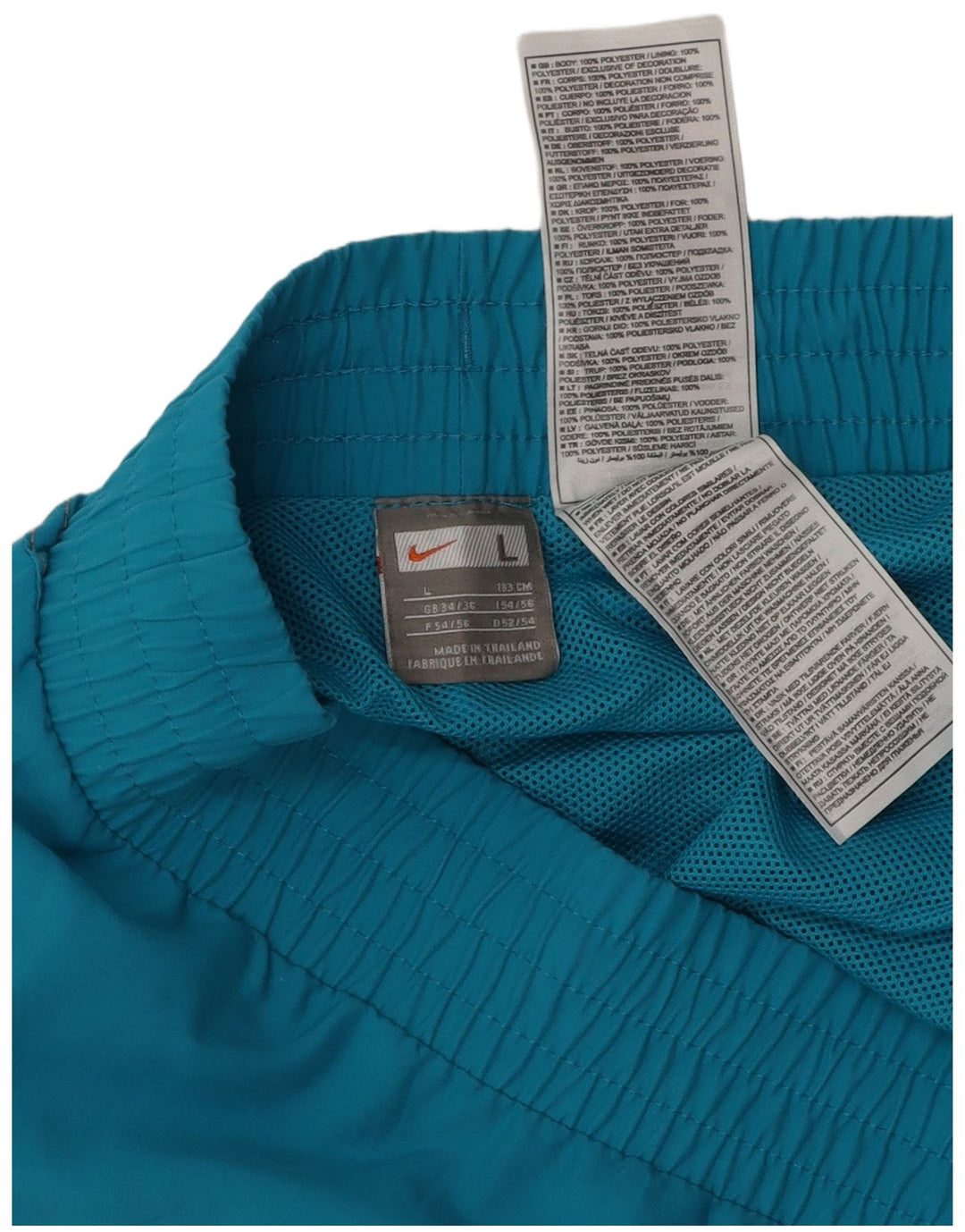 Pantaloni scurți sport grafic Nike pentru bărbați, mari, albastru, poliester