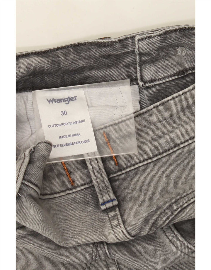 Blugi drepti pentru bărbați Wrangler Zathan W30 L32 bumbac gri