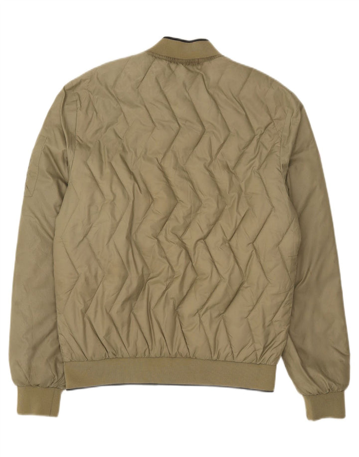 Jachetă căptușită pentru bărbați Superdry UK 40, nailon mare kaki