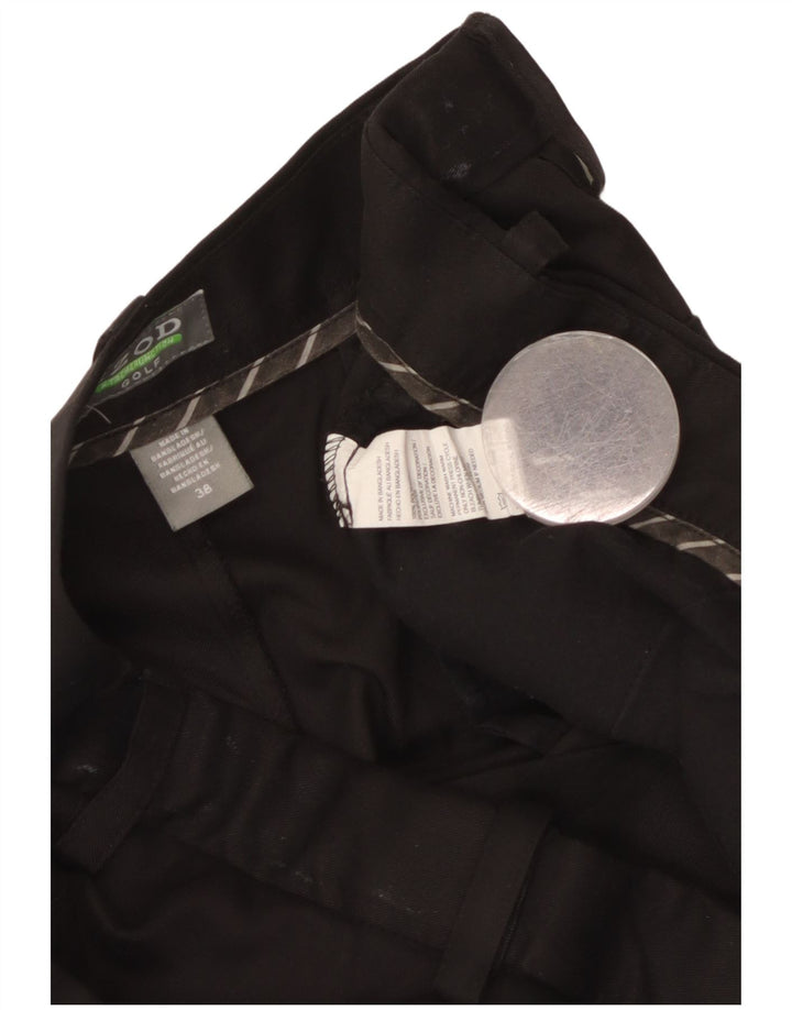 Pantaloni scurți chino pentru bărbați Izod W38 XL poliester negru