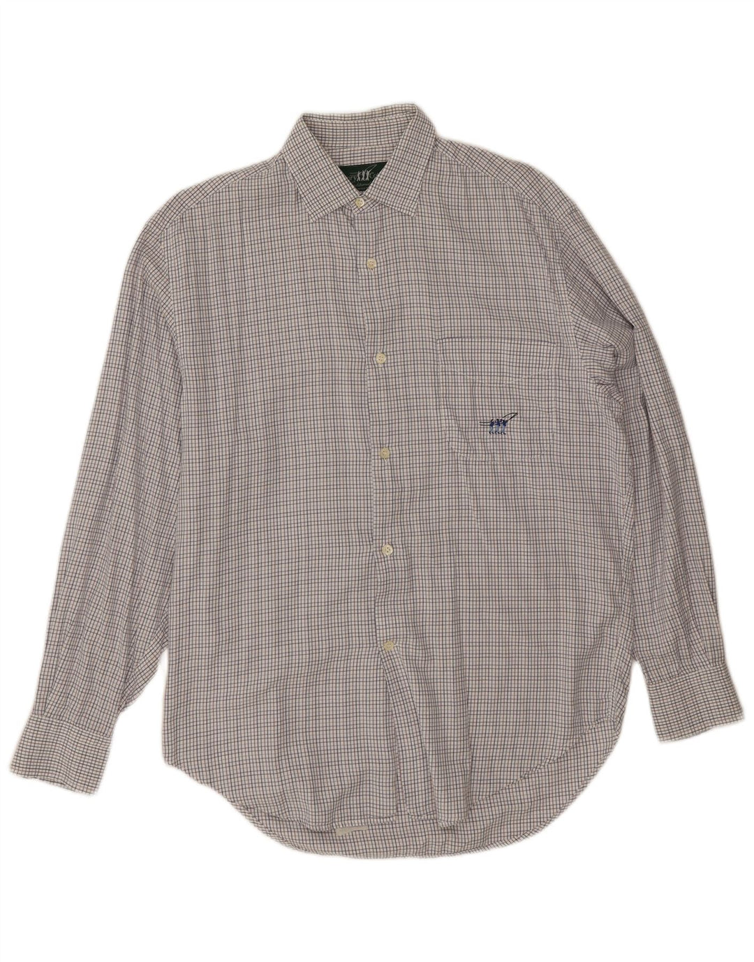 Cămașă pentru bărbați Henry Cottons Mărimea 39 15 1/2 Medium Gri Gingham