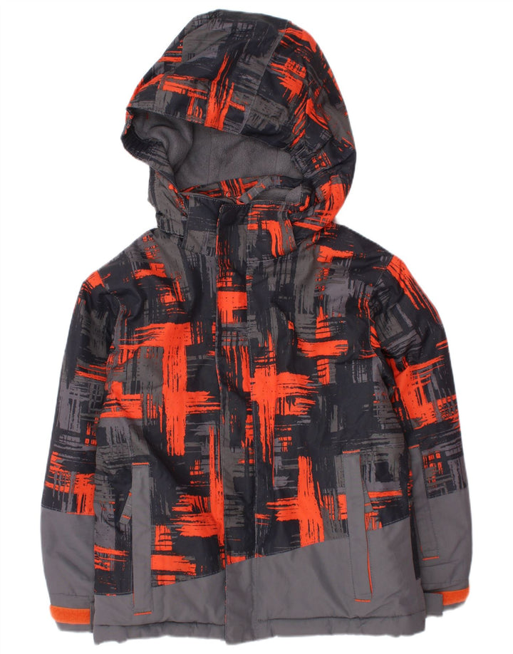 Jachetă Windbreaker cu glugă pentru băieți Mountain Warehouse, 3-4 ani, gri