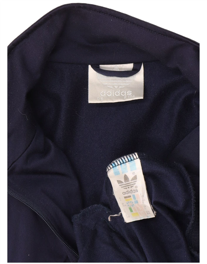 Jachetă de trening pentru bărbați Adidas Marea Britanie 38/40 Poliester, albastru bleumarin mediu