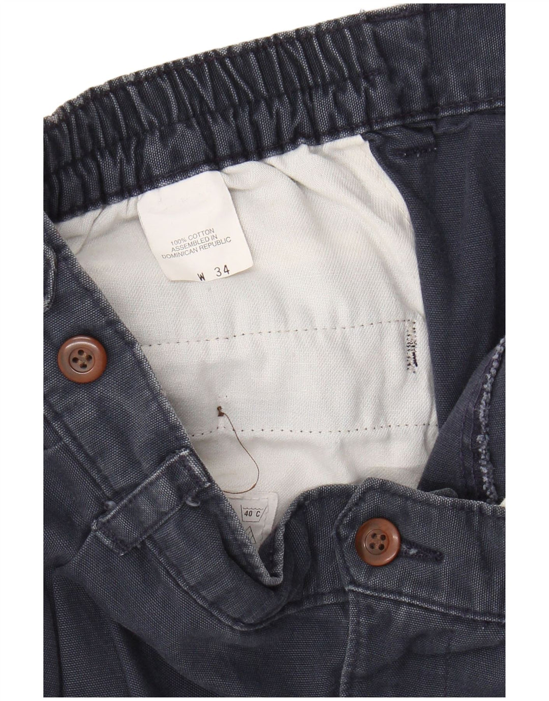 Pantaloni scurți chino pentru bărbați DOCKERS W34, mari, bleumarin, bumbac