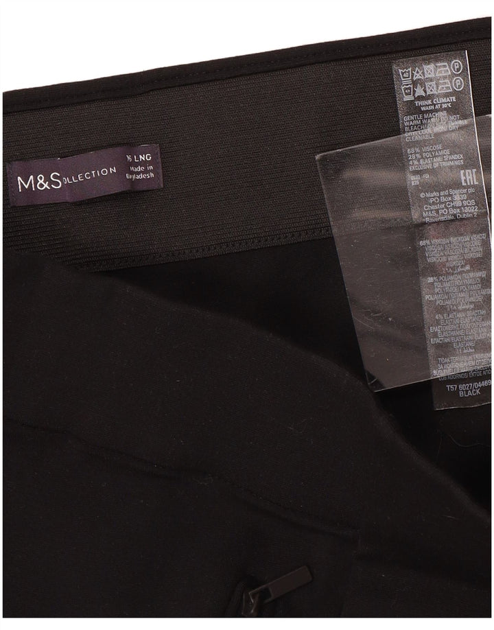 MARKS & SPENCER Pantaloni skinny casual pentru femei UK 16 Large W34 L30 Negru