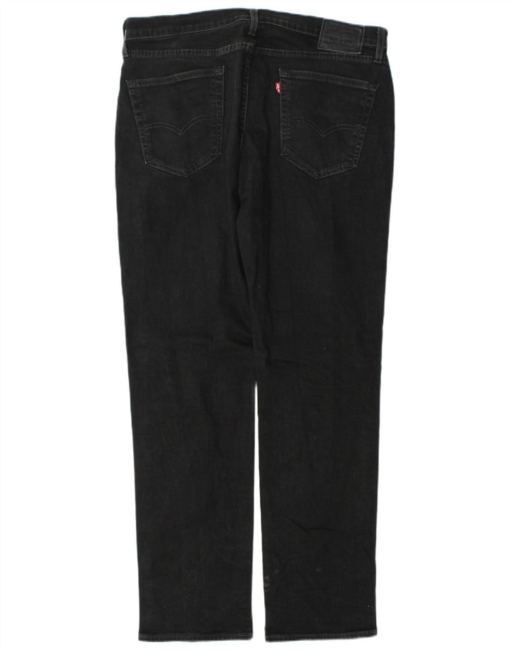 Blugi drepti pentru bărbați Levi's 514 W36 L34 bumbac negru