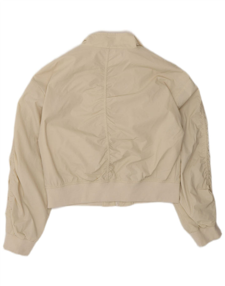 Geaca Bomber Crop pentru Fete Marks & Spencer 11-12 Ani Poliester Bej