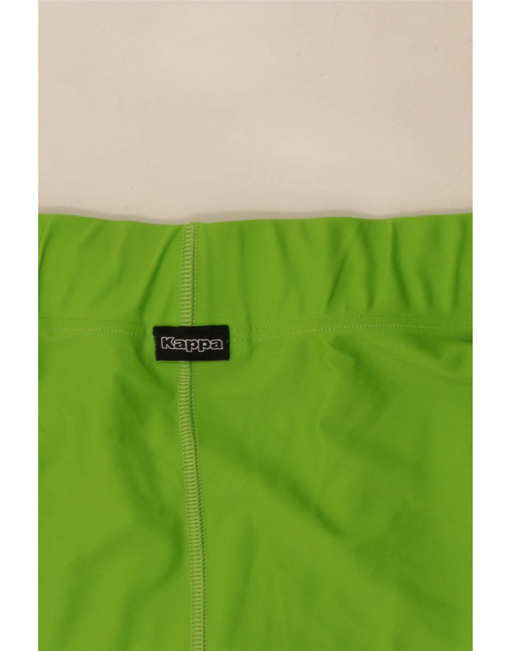Pantaloni scurți sport Kappa pentru femei UK 10 Small Green Poliamidă