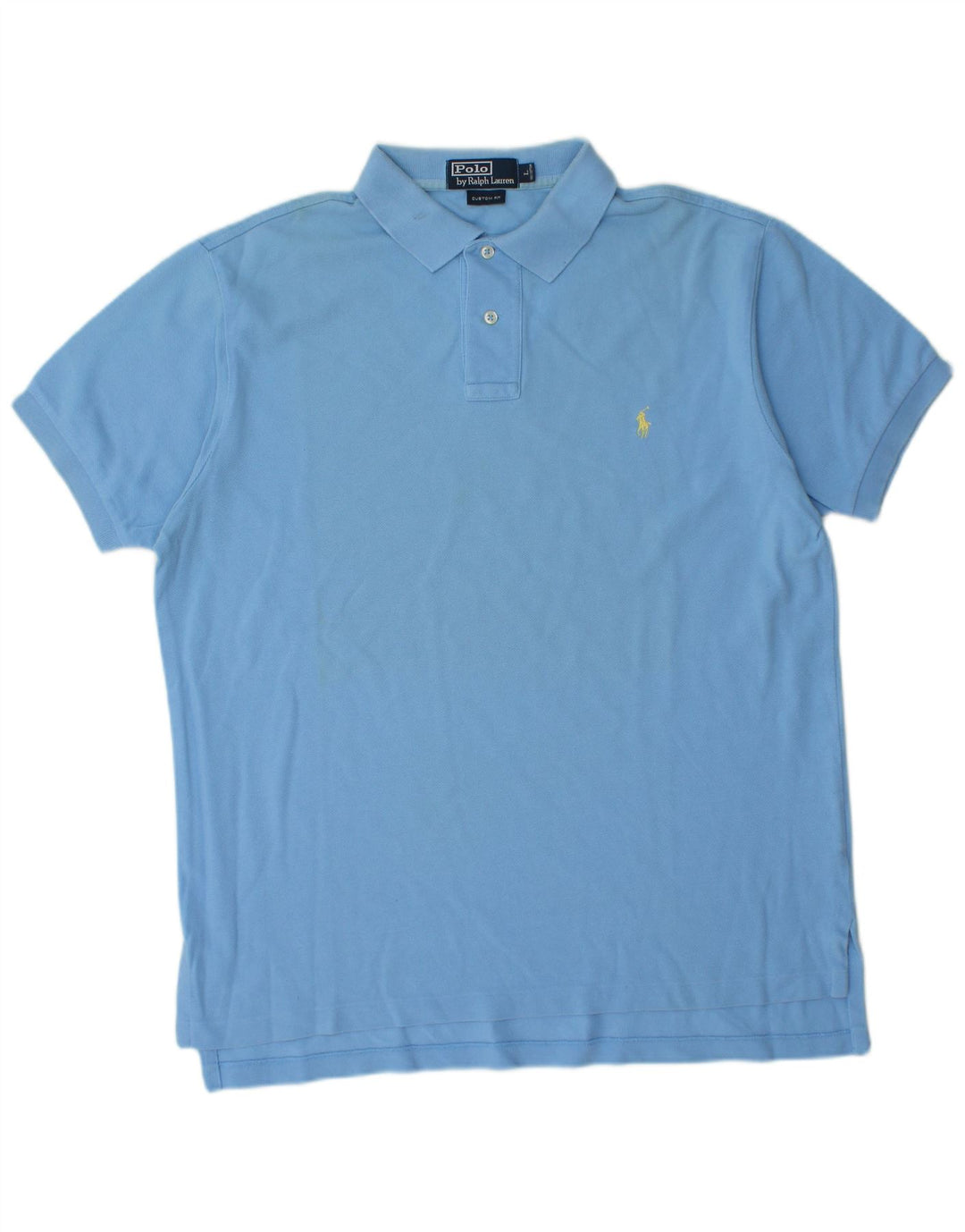 POLO RALPH LAUREN Tricou polo personalizat pentru bărbați, bumbac albastru mare