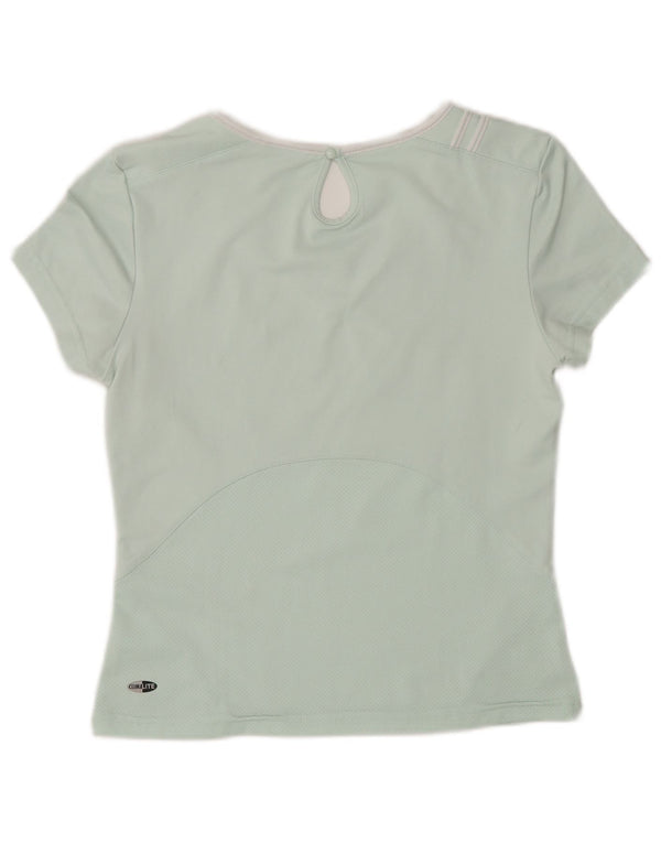 Tricou Adidas Climalite pentru femei Top UK 10 Small Turcoaz Poliester