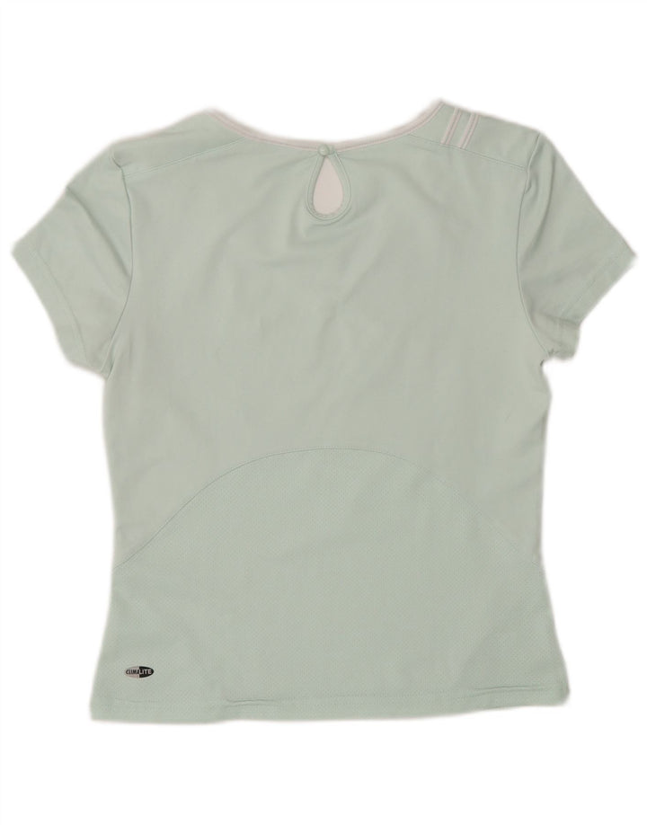 Tricou Adidas Climalite pentru femei Top UK 10 Small Turcoaz Poliester