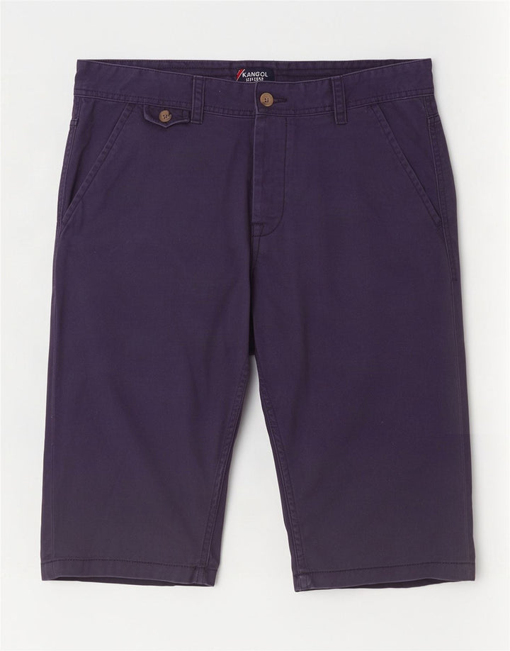 Pantaloni scurți chino Kangol pentru bărbați, mediu W32, bumbac bleumarin