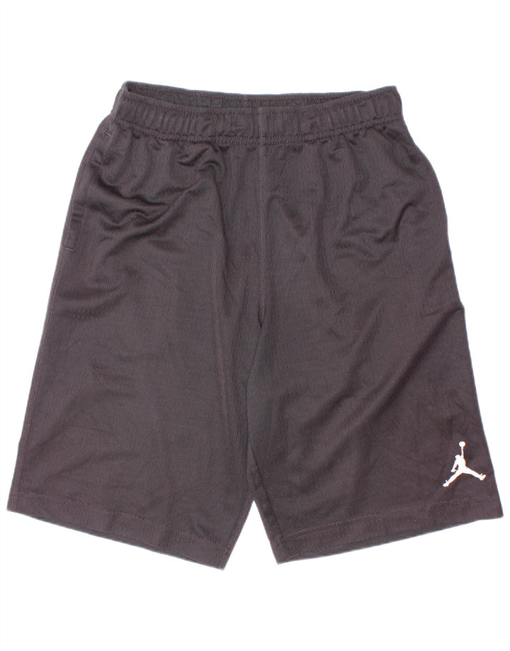 Pantaloni scurți sport Jordan pentru băieți 10-11 ani, mediu negru